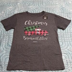 Joy&Grace Gray Christmas T-Shirt